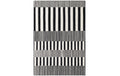 Elle Decoration Teppich Pulse 100% Wool, 160 x 230 cm, Black/White
