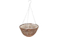 Esschert Blumenampel Weidengeflecht 25cm Natur, 25 cm