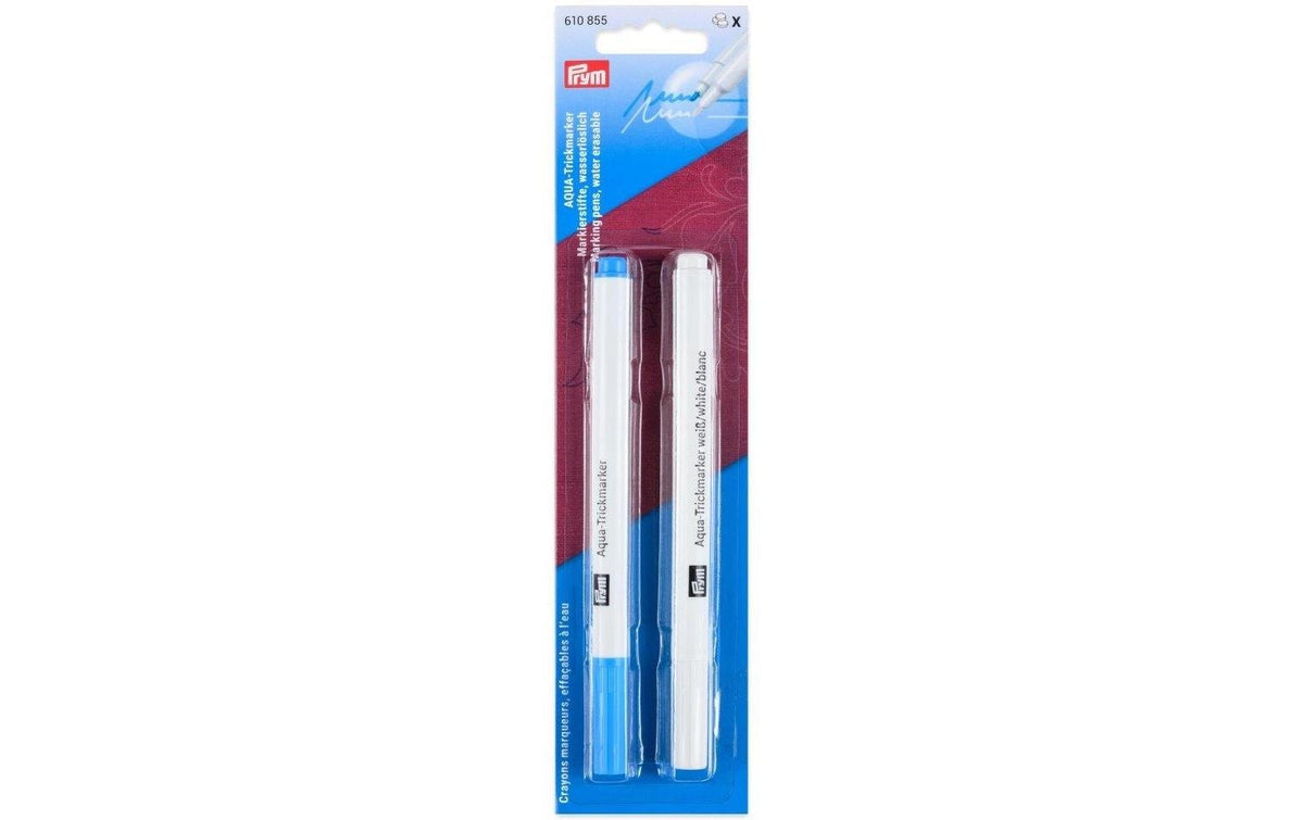 Prym Trickmarker Aqua türkis / weiss 2 Stk, wasserlöslich