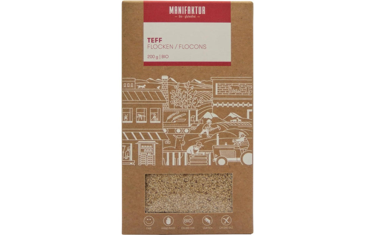 Teff Flocken, glutenfrei 200 g