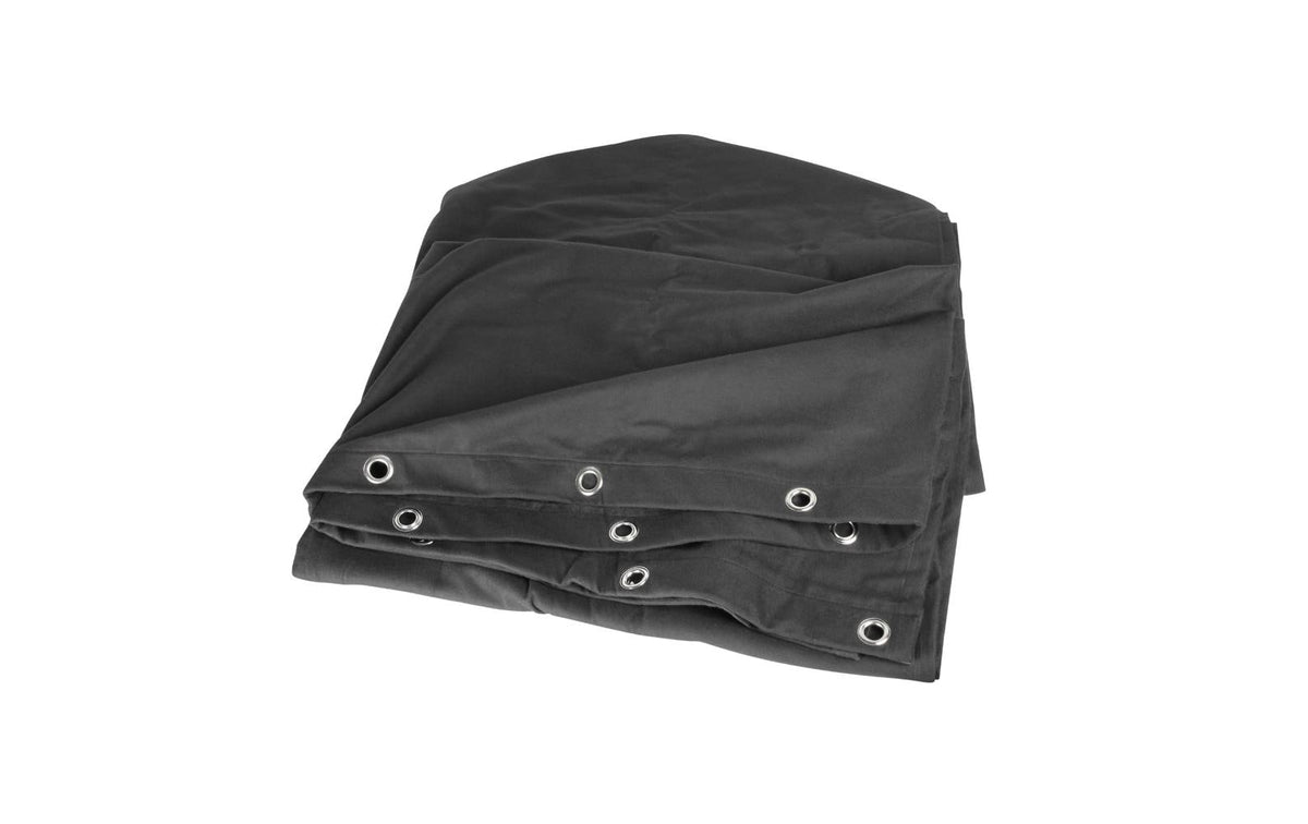 Adam Hall Bühnen-Molton 6x3M B1, 300g/m2, schwarz