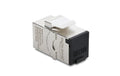 Delock Keystone Modul RJ45 Cat.6A Bu zu Bu Cat.6A, STP, Zink, Staubschutz