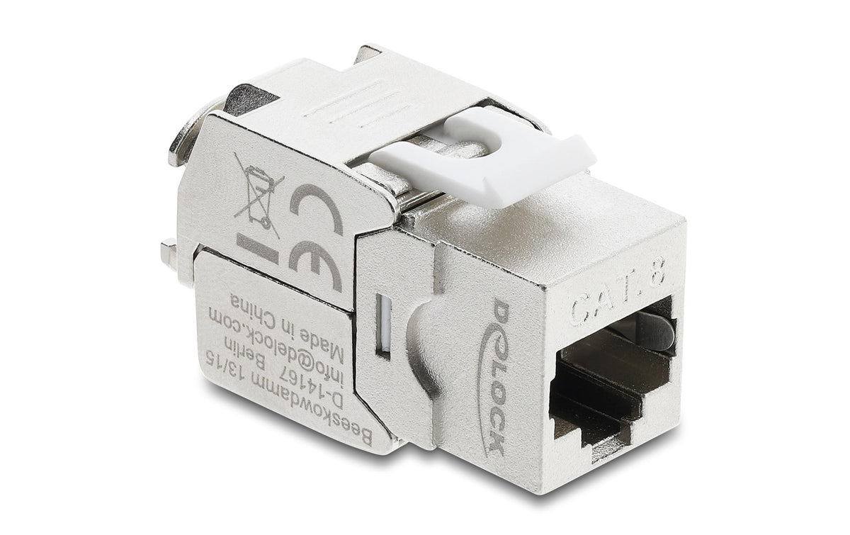 Delock Keystone Modul RJ45 Cat8.1 Bu zu LSA Cat.8.1, AWG22, STP, LSA, Zink