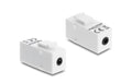 Delock Keystone Modul Klinke 3,5 mm 4 Pin 3,5mm, 4 Pin, weiss