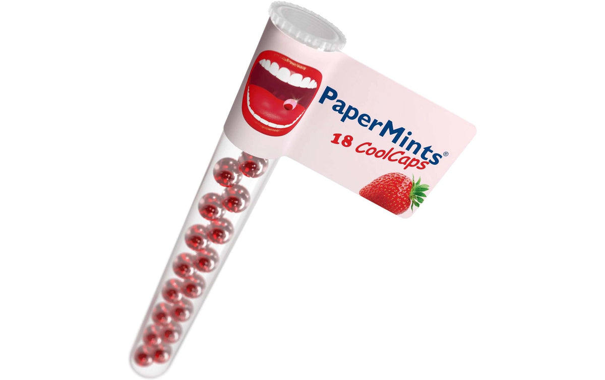 Cool Caps Strawberry Tubes Zuckerfrei