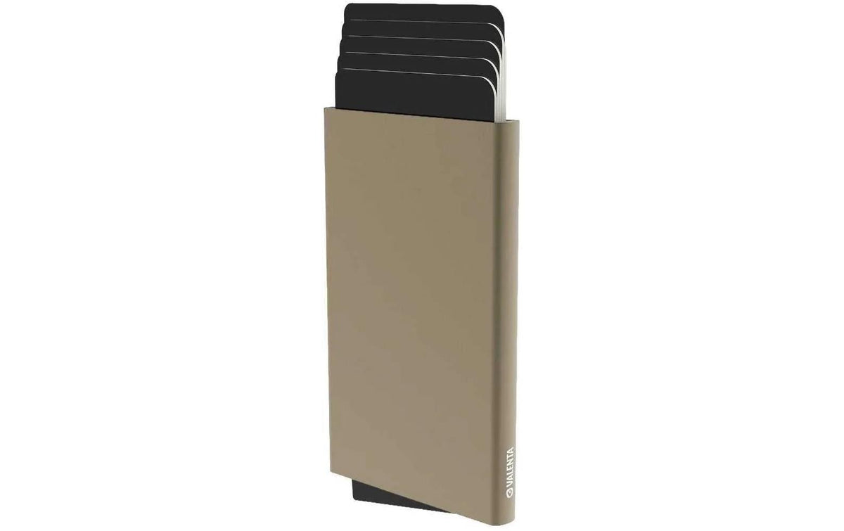 VALENTA Card Protector Alu MagSafe Plus Titanium Gold