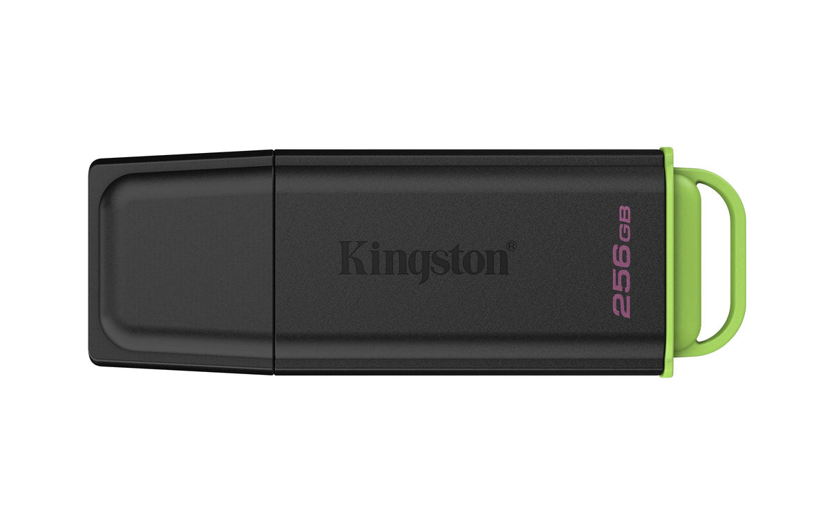 Kingston Portable DT Exodia 256GB, USB 3.2 mit Schutzkappe & Schlüsselring (grün)