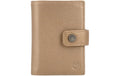 VALENTA Card Wallet Leather MagSafe Luxe Metallic Sand
