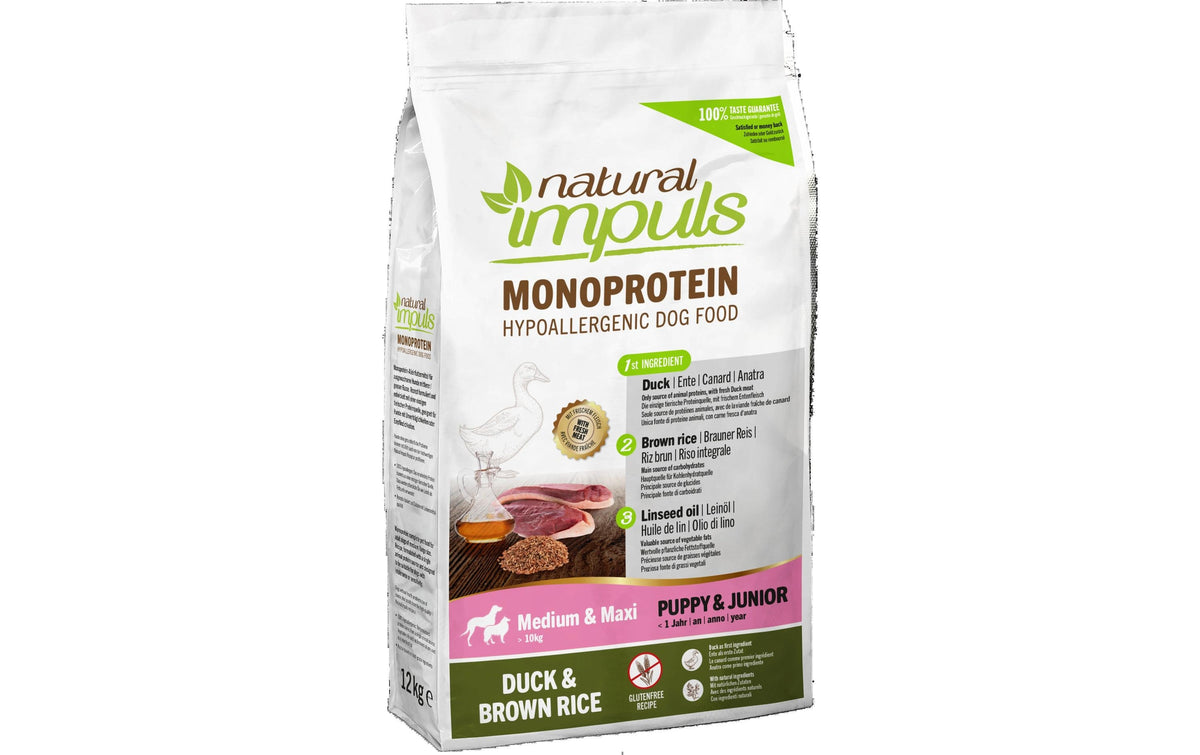 Natural Impuls Puppy Med/Max Ente 12 Kg