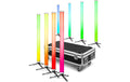BeamZ Pro Kratos Tube70 Set LED Tube, IP65, 0.7m, 144x RGBW, 8 pcs FC