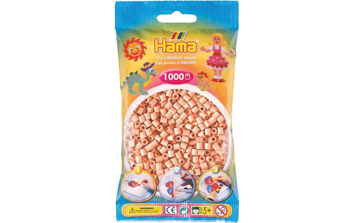 Hama Bügelperlen Midi Hellrosa, 1000 Stück