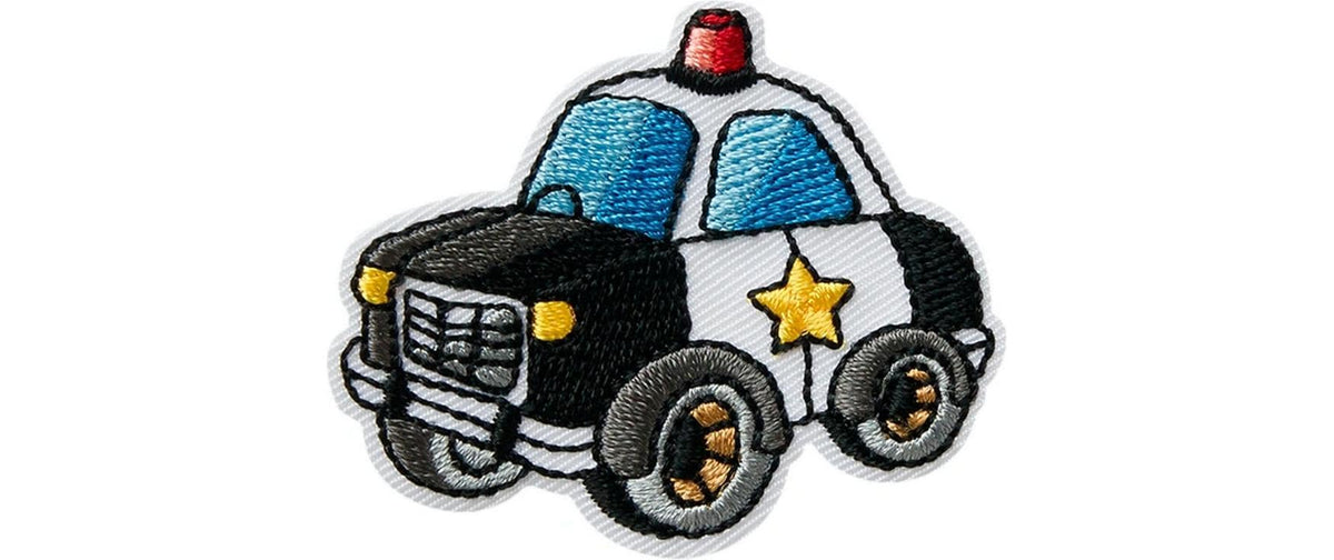 Monoquick Aufbügelbild Mini Polizeiauto
