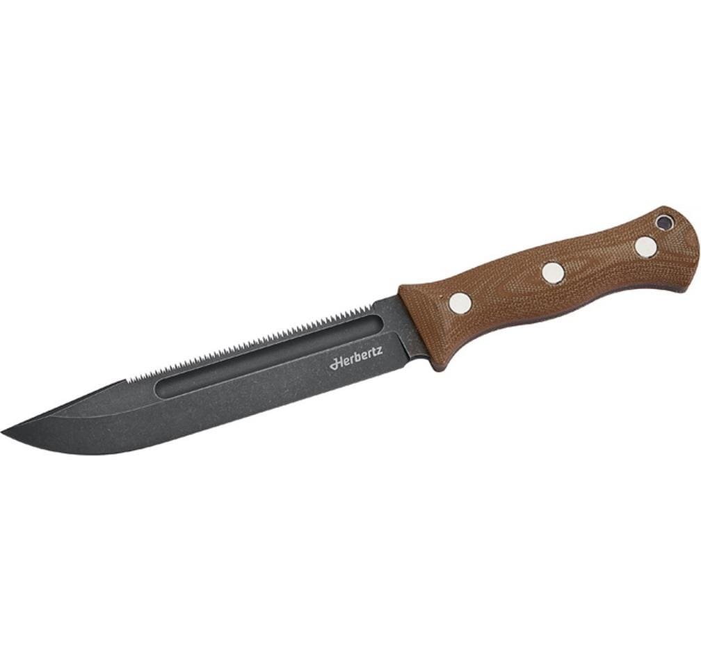 Outdoor- und Survivalmesser D2 desert Micarta