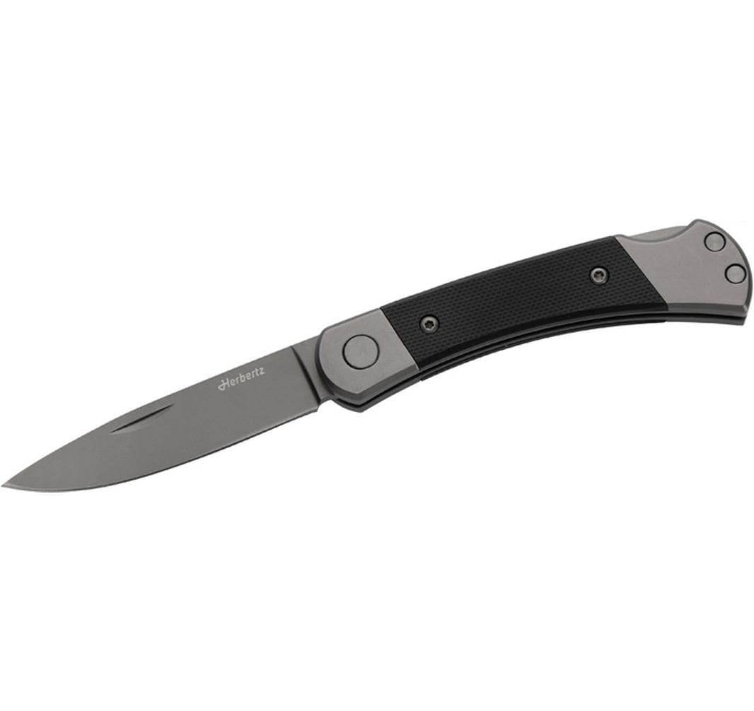 Taschenmesser Titanbeschichtung Grey D2 Small,  Black