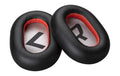Poly Ear Cushions Black, VOY 8200 (2pcs.) synthetic leather