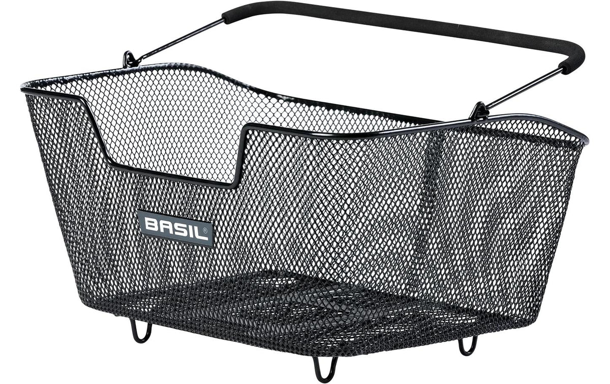 Basil Base M Multisystem NX, schwarz Gepäckträgerkorb, 14 L