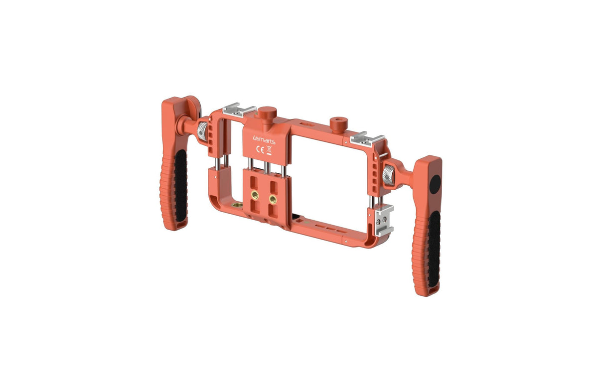 4SMARTS Video-Rig Smartphone, Fernauslöser, Orange