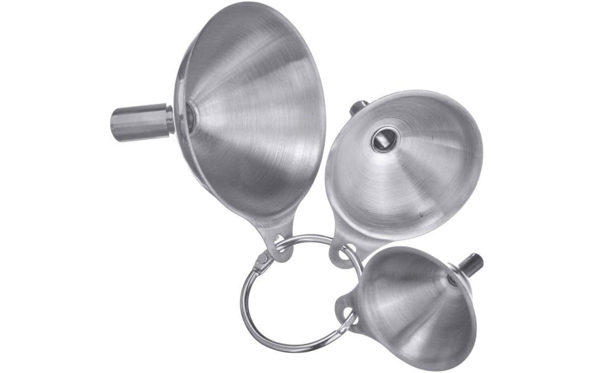 Westmark 3-tlg. Trichter-Set Mini, Edelstahl, D45, 55, 75mm
