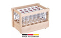 Westmark Holzdisplay 24 Stk. Mini- Bügelverschlussflasche rund, 40ml
