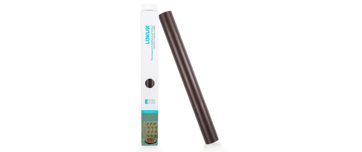 Loklik Vinylfolie permanent matt Dark Coffe 30.5 x 180 cm