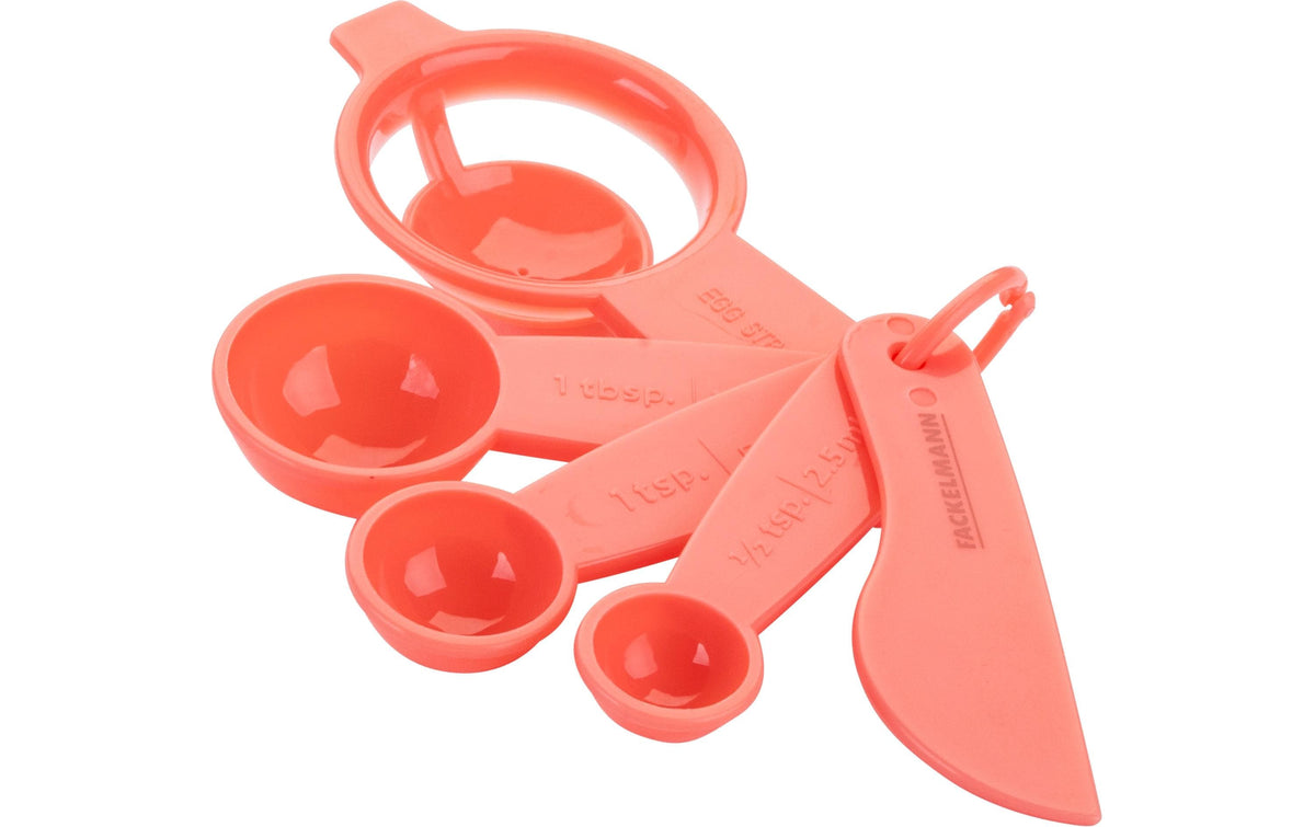 Fackelmann MiniCooking Messlöffel Set PP, Rosa