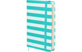 Kolma Notizbuch A6  Stripy Caribbean/Wie. Hardcover, 150 Seiten, kariert