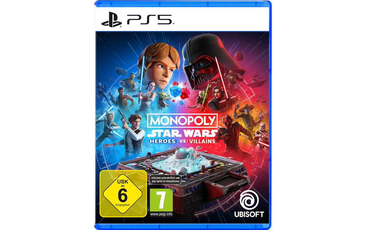 MONOPOLY: Star Wars Heroes vs Villains, PS5 Alter: 7+