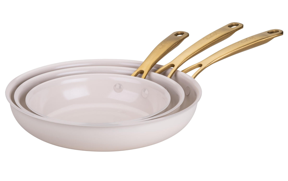 Fackelmann x Pamela Reif Bratpfannen Set 3-tlg. 20/24/28cm, pastell beige