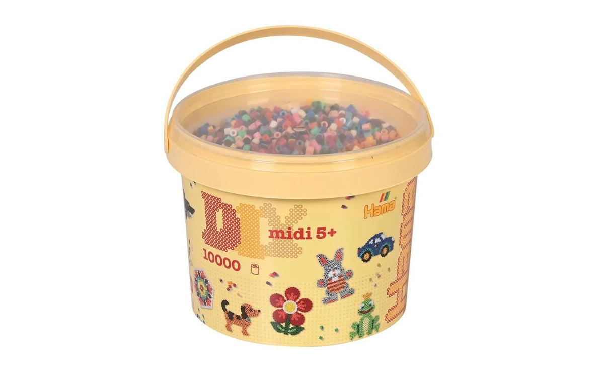 Hama Bügelperlen Midi Volltonmix,10.000