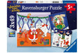 Pz Weihnachtsm u. Elfen 3x49p Multi