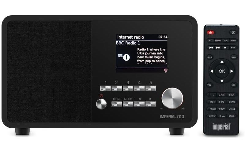 Imperial i110 (V2), Internet-Radio, schwarz BT, TFT Display, USB, 3.5mm