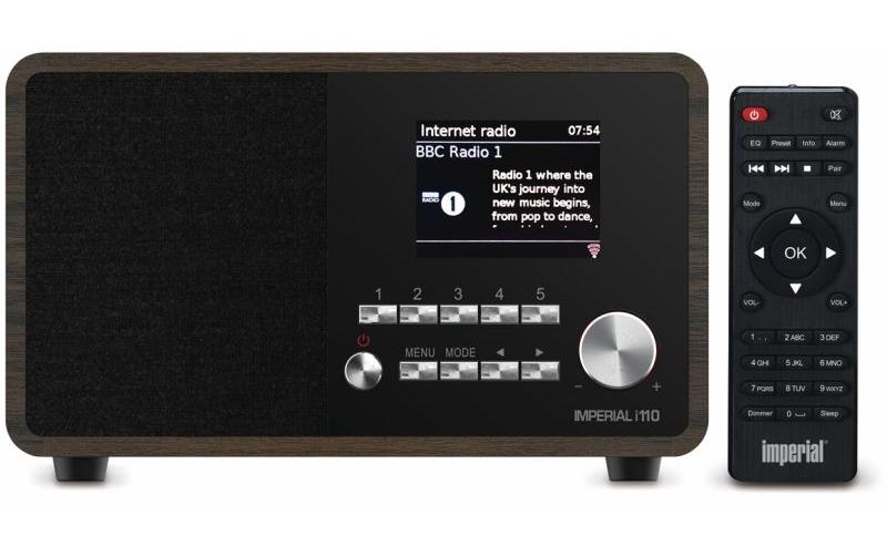 Imperial i110 (V2), Internet-Radio, braun BT, TFT Display, USB, 3.5mm