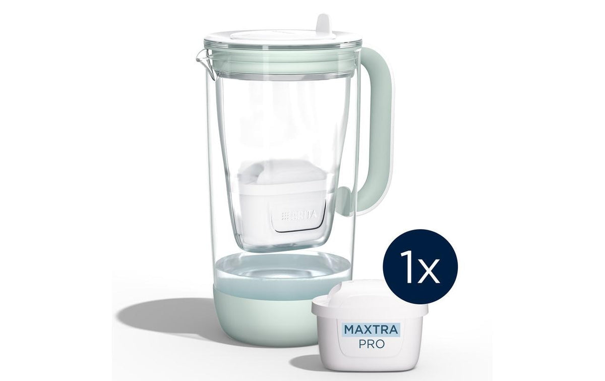 Brita Glaskrug Limited Edition hellgrün