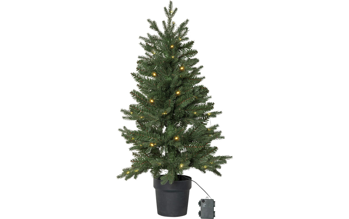Künstlicher Weihnachtsbaum  Byske grün, 40 LEDs, 90cm Höhe
