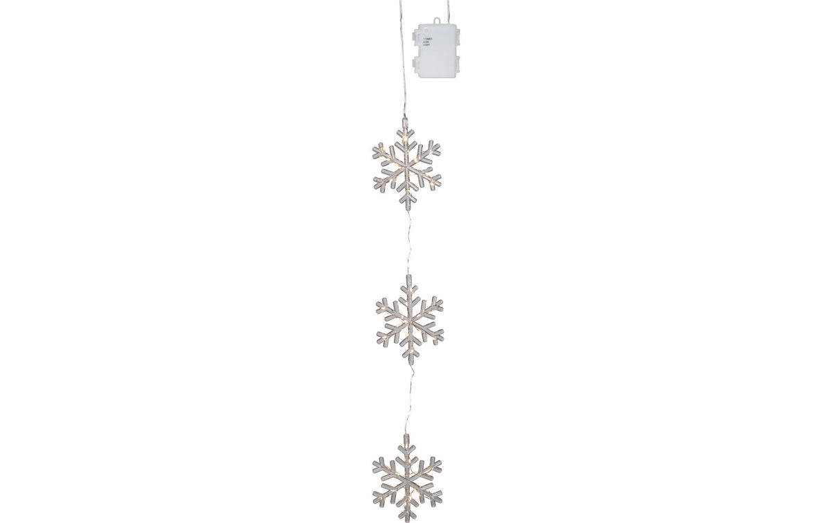 Outdoor Stina Snowflake Transparent, 58cm