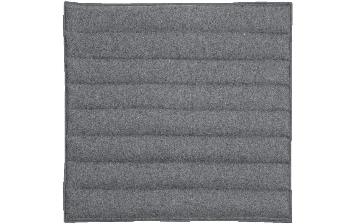 pad Sitzkissen, Lamu light grey, 40 x 40 x 2 cm