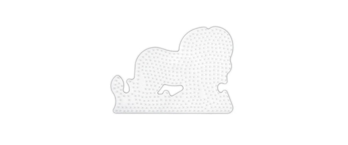 Hama Bügelperlen Platten Midi-Löwe Weiss