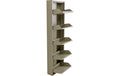 Kare, Schuhschrank Caruso 5-er, 50 x 170 cm Khaki