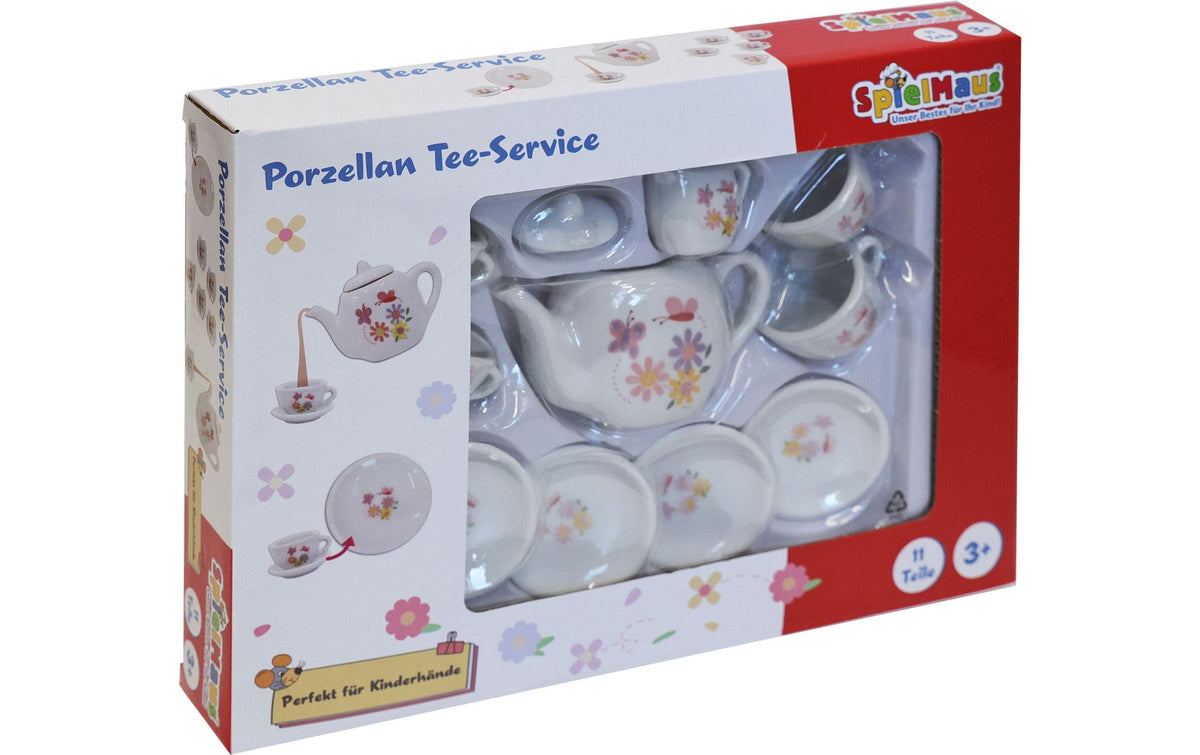 SMK Tee-Service aus Porzellan 11-teilig