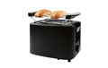 GOURMETmaxx Toaster 750W schwarz Kurzschlitz inkl. Brötchenaufsatz