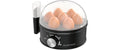 GOURMETmaxx Eierkocher 400W schwarz matt für 7 Eier