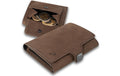 PURISTO KLIK XL Slim Wallet Vintage Braun