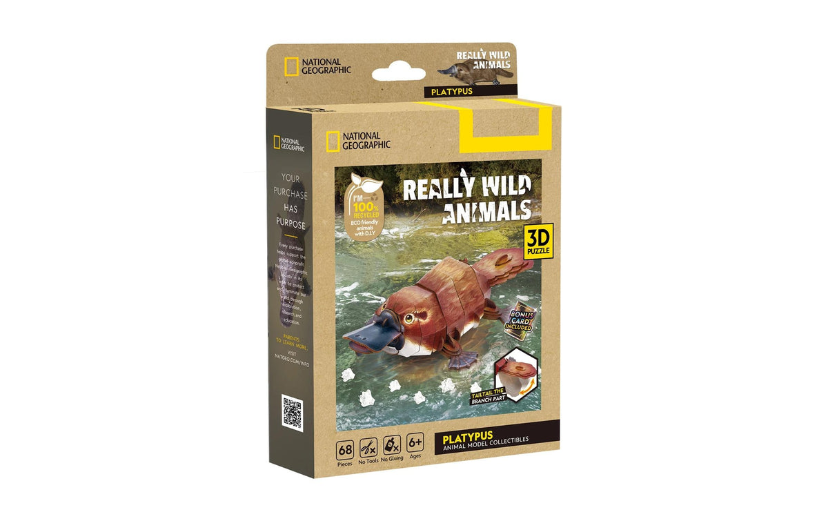 3D Puzzle Schnabeltier 68 Teile