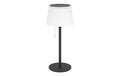 EGLO Solar-LED Tischleuchte Scordiano mit Zugschalter, schwarzweiss