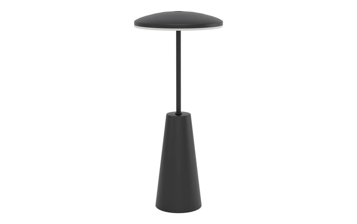 EGLO LED-CCT Tischleuchte Piccola mit Touch, schwarz