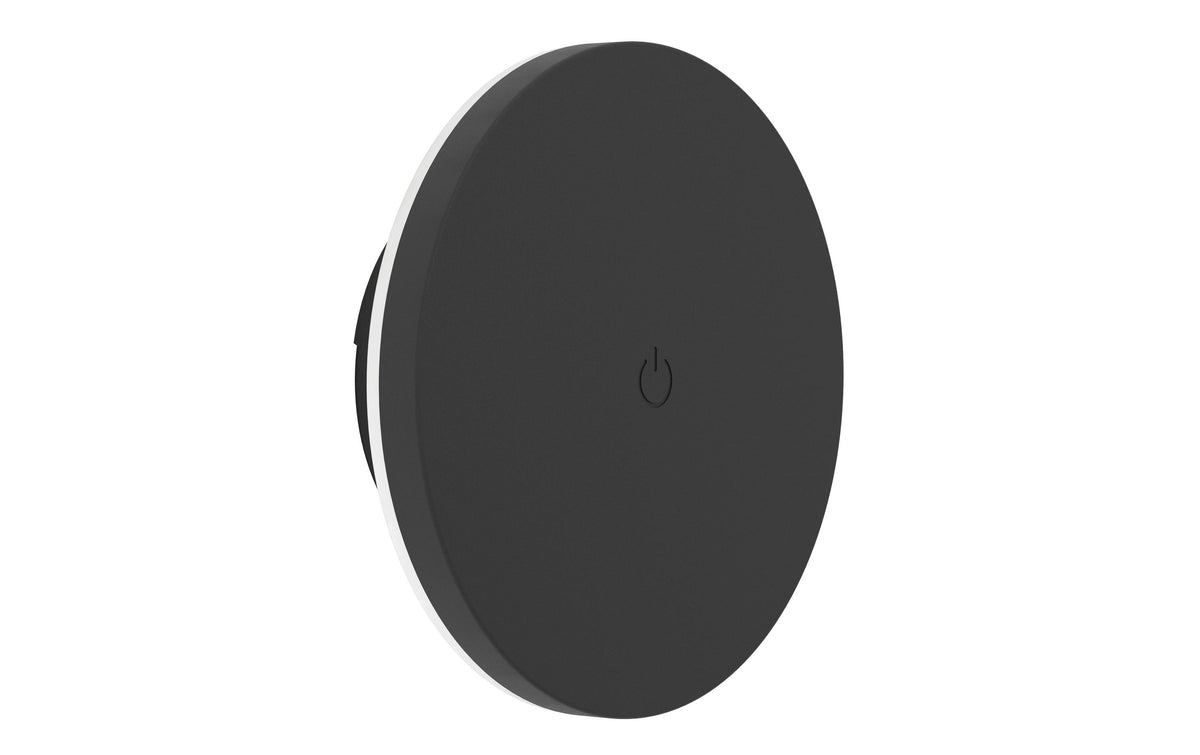 EGLO LED Aussenwandleuchte Valgiano Ø150 mit Touch, schwarz