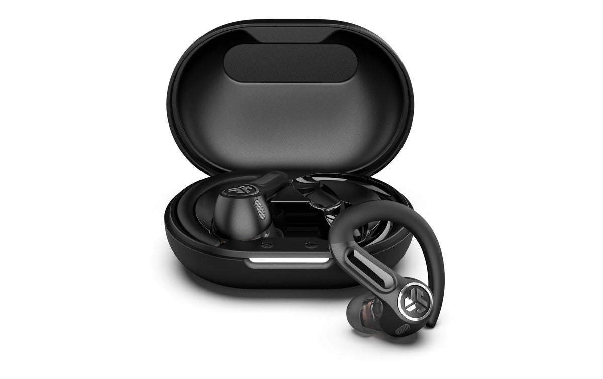 JLab Epic Sport 3 In-Ear mit ANC und Ohrbügel Schwarz