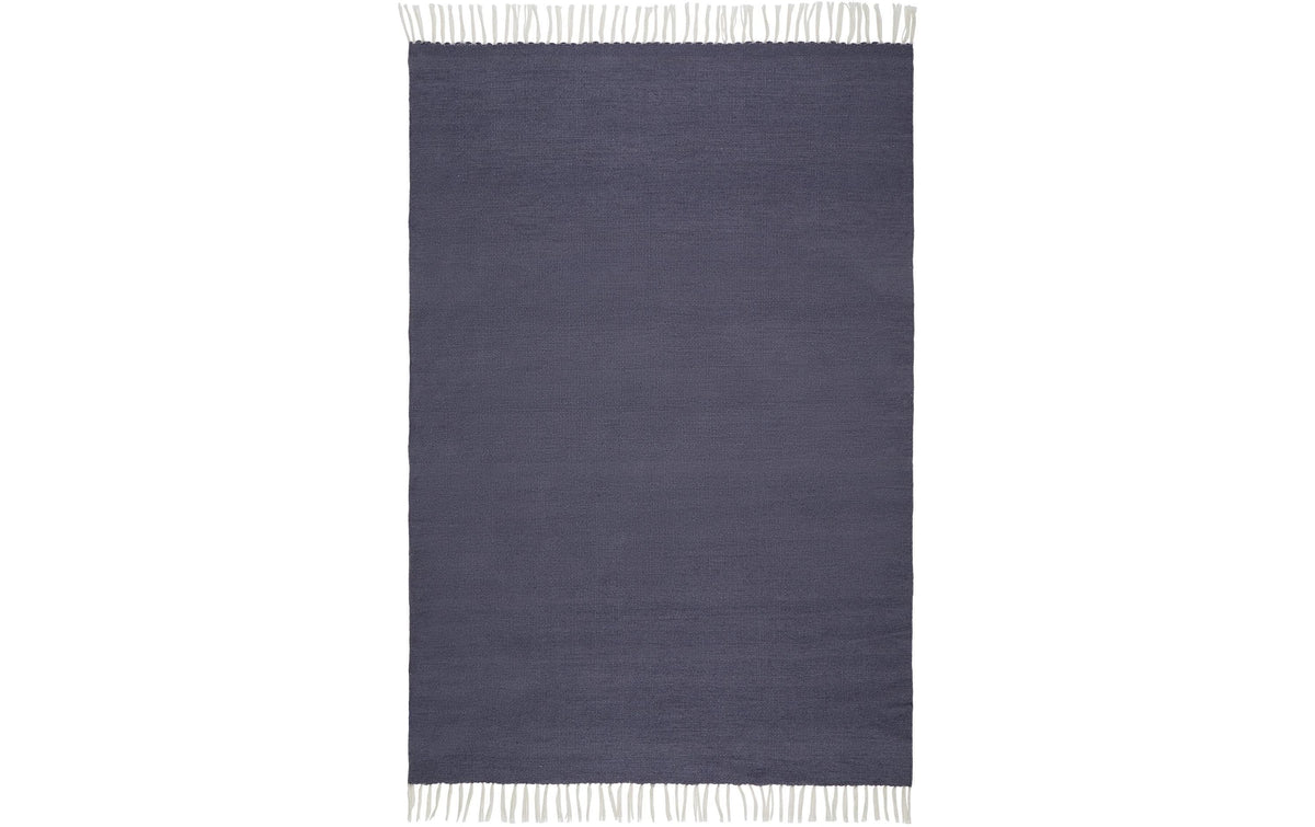 URBANARA Teppich Udaka  140x200cm Blaugrau