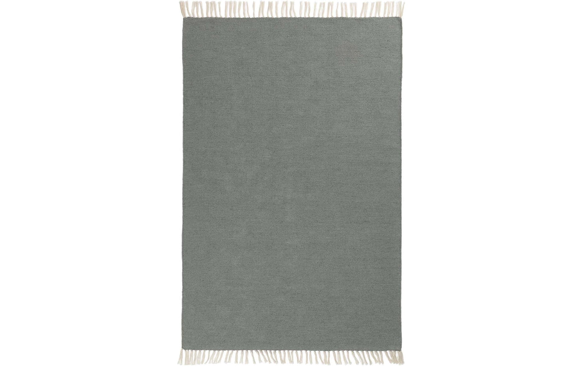 URBANARA Teppich Udaka  90x130cm Grüngrau