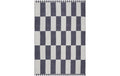 URBANARA Teppich Iniola 140x200cm Blaugrau/Weiss